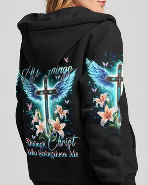I Can Do All Things Wings Women's All Over Print Shirt - Yhdu0412233