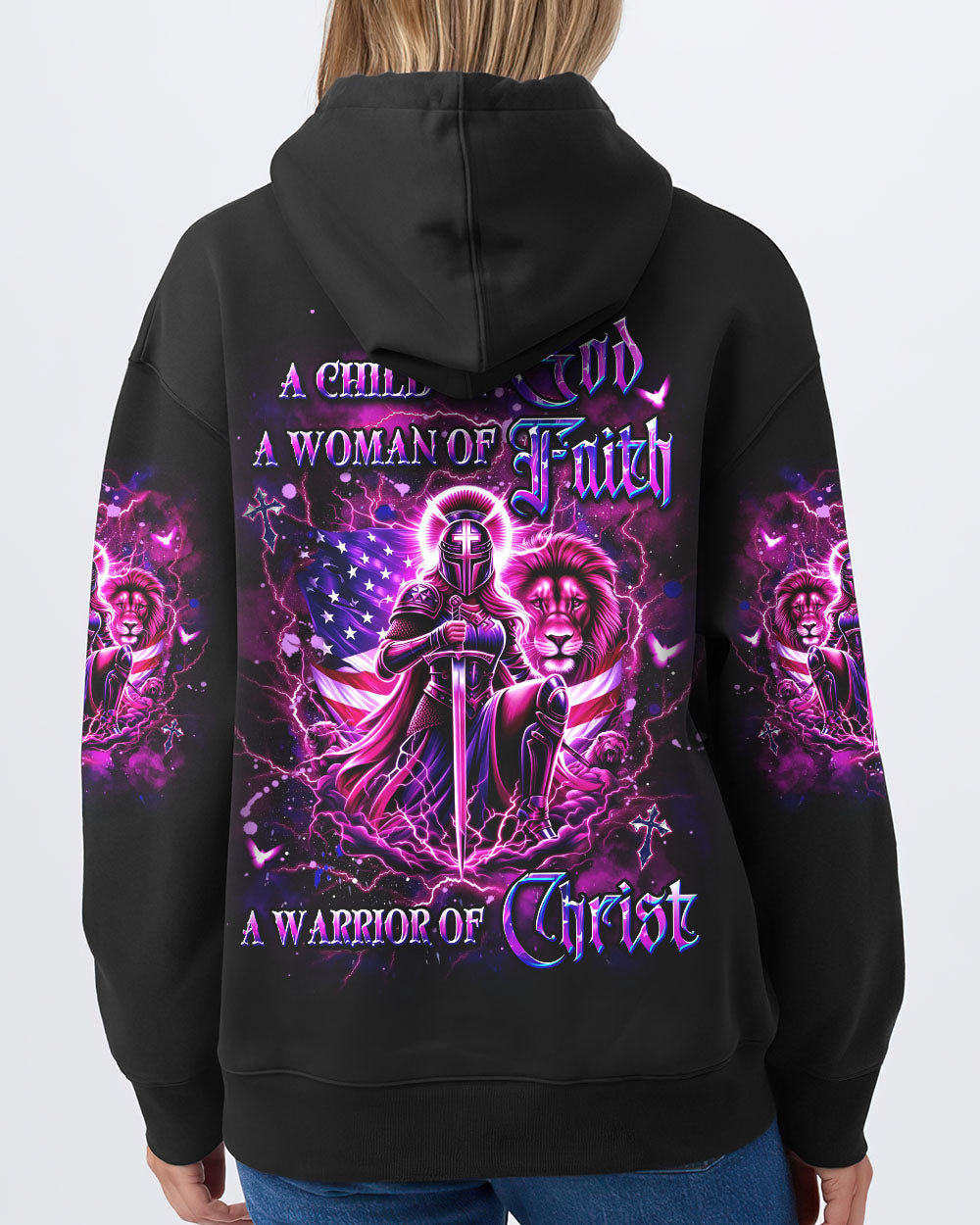 A Child Of God A Woman Of Faith Women's All Over Print Shirt - Yhdu0412242