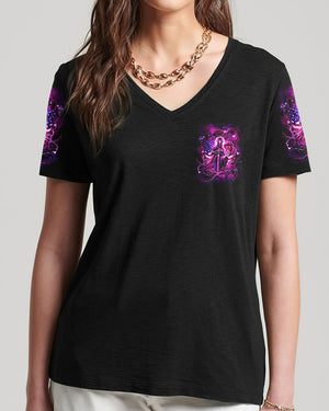 A Child Of God A Woman Of Faith Women's All Over Print Shirt - Yhdu0412242