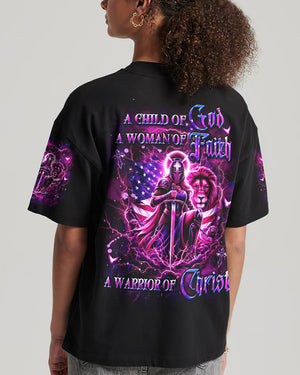 A Child Of God A Woman Of Faith Women's All Over Print Shirt - Yhdu0412242