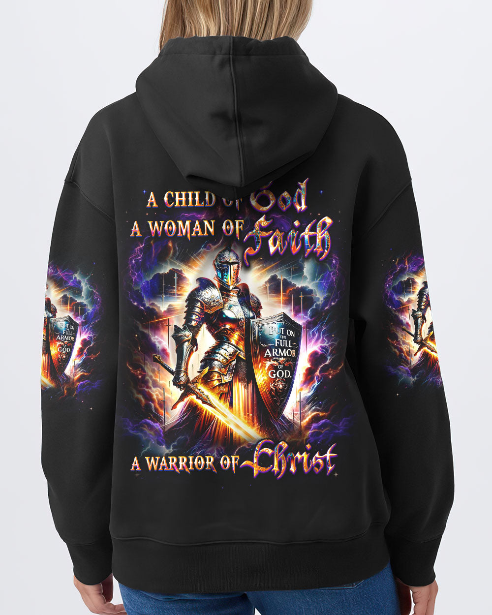 A Child Of God A Woman Of Faith Women's All Over Print Shirt - Yhdu0503252