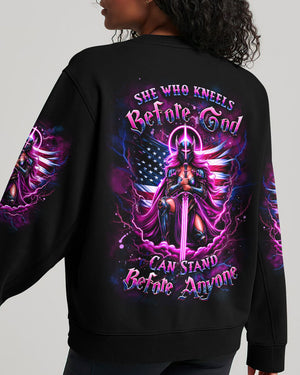 She Who Kneels Before God Women's All Over Print Shirt - Yhdu0512242