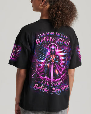 She Who Kneels Before God Women's All Over Print Shirt - Yhdu0512242