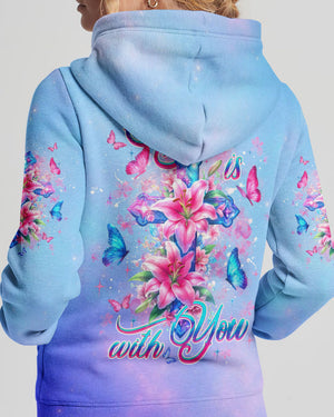 God Is With You Women's All Over Print Shirt - Yhdu0601253