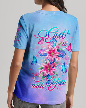God Is With You Women's All Over Print Shirt - Yhdu0601253