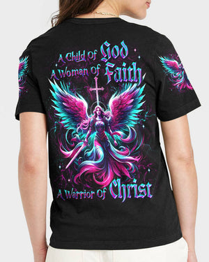 A Child Of God A Woman Of Faith Women's All Over Print Shirt - Yhdu0611243