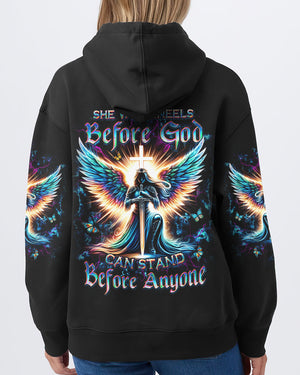 She Who Kneels Before God Women's All Over Print Shirt - Yhdu0801243