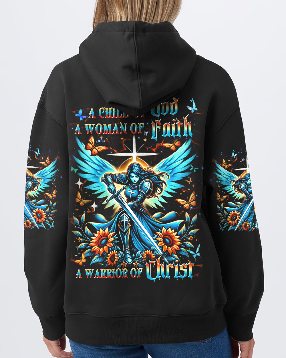 A Child Of God A Woman Of Faith Women's All Over Print Shirt - Yhdu0801251