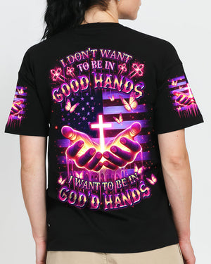 I Want To Be In God's Hands Women's All Over Print Shirt - Yhdu1012242
