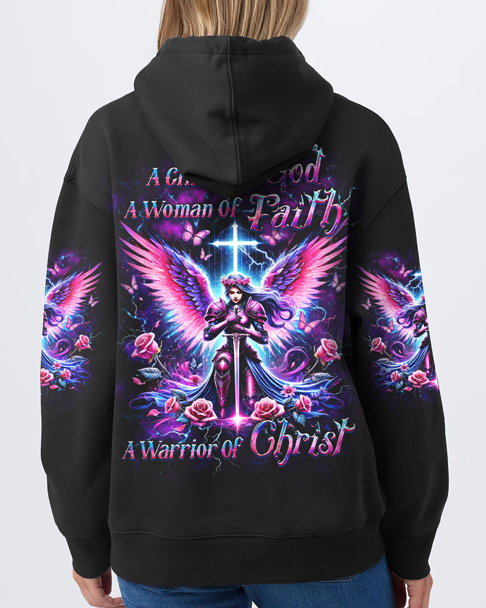 A Child Of God A Woman Of Faith Women's All Over Print Shirt - Yhdu1112242
