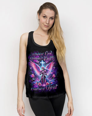 A Child Of God A Woman Of Faith Women's All Over Print Shirt - Yhdu1112242