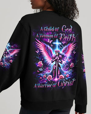 A Child Of God A Woman Of Faith Women's All Over Print Shirt - Yhdu1112242
