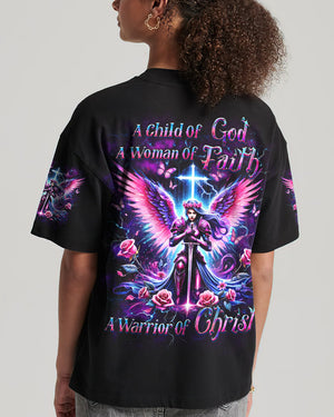 A Child Of God A Woman Of Faith Women's All Over Print Shirt - Yhdu1112242
