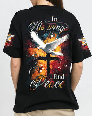 In His Wings I Find Peace Women's All Over Print Shirt - Yhdu1202253