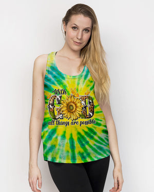 With God All Things Are Possible Women's All Over Print Shirt - Yhdu1206241
