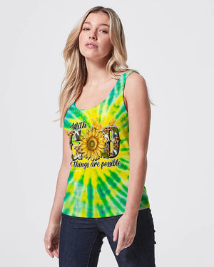 With God All Things Are Possible Women's All Over Print Shirt - Yhdu1206241