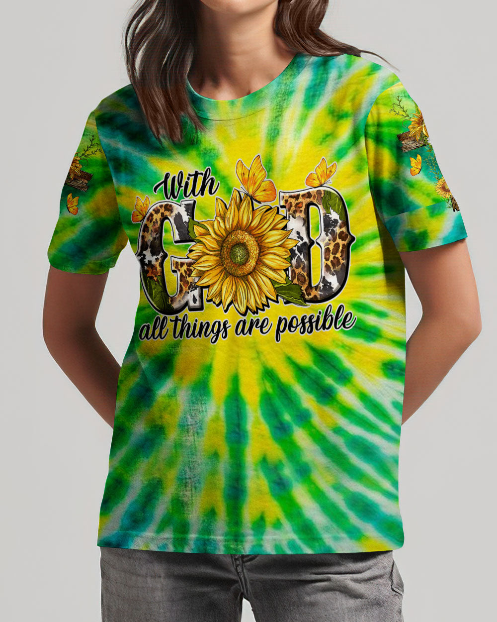 With God All Things Are Possible Women's All Over Print Shirt - Yhdu1206241