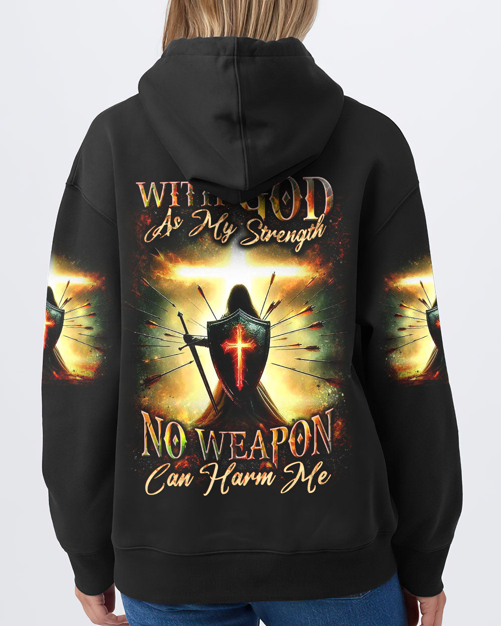 With God As My Strength Women's All Over Print Shirt - Yhdu1302253