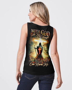 With God As My Strength Women's All Over Print Shirt - Yhdu1302253
