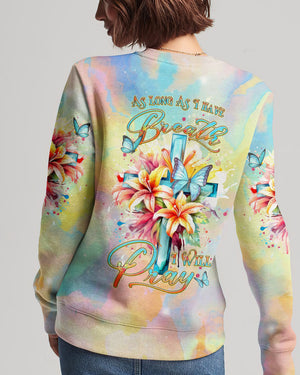 As Long As I Have Breath Women's All Over Print Shirt - Yhdu1311232
