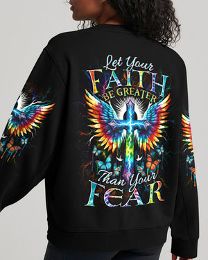 Let Your Faith Be Greater Than Your Fear Women's All Over Print Shirt - Yhdu1412233