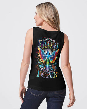 Let Your Faith Be Greater Than Your Fear Women's All Over Print Shirt - Yhdu1412233