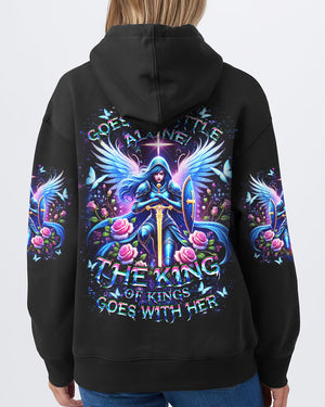 She Never Goes To Battle Alone Women's All Over Print Shirt - Yhdu1501251