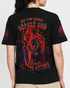 She Who Kneels Before God Women's All Over Print Shirt - Yhdu1607254