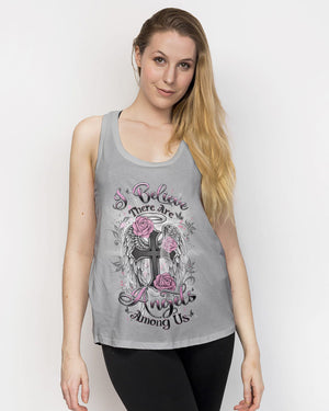 I Believe There Are Angels Among Us Women's All Over Print Shirt - Yhdu1609243