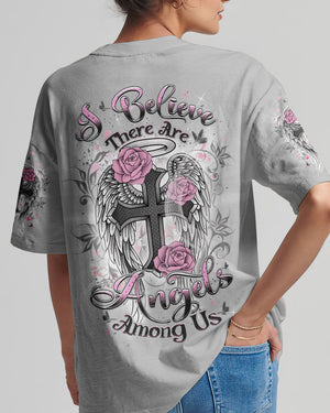 I Believe There Are Angels Among Us Women's All Over Print Shirt - Yhdu1609243