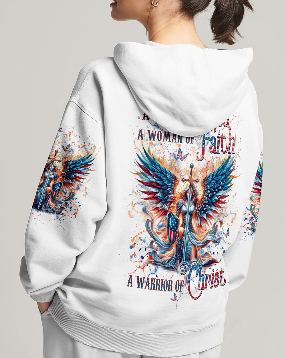 A Child Of God A Woman Of Faith Women's All Over Print Shirt - Yhdu1610242