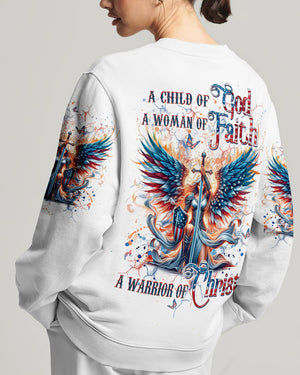 A Child Of God A Woman Of Faith Women's All Over Print Shirt - Yhdu1610242