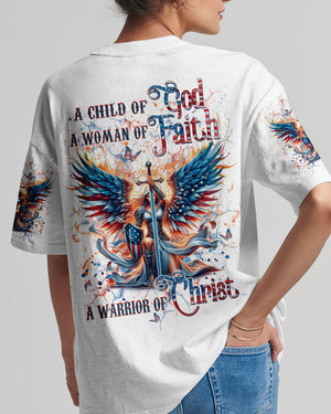 A Child Of God A Woman Of Faith Women's All Over Print Shirt - Yhdu1610242