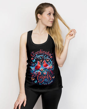 Cardinals Appear When Angels Are Near Women's All Over Print Shirt - Yhdu1703254