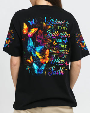 I Listened To My Butterflies Women's All Over Print Shirt - Yhdu1802251