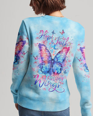 Hope And Faith Are My Wings Women's All Over Print Shirt - Yhdu1803245