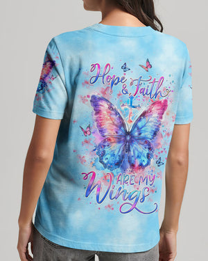 Hope And Faith Are My Wings Women's All Over Print Shirt - Yhdu1803245