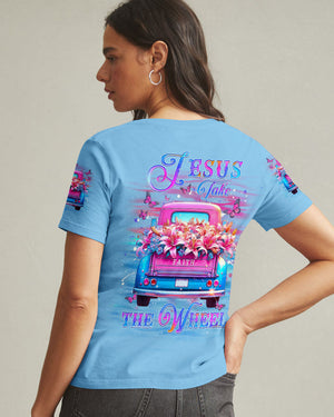Jesus Take The Wheel Women's All Over Print Shirt - Yhdu1803253