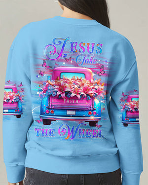 Jesus Take The Wheel Women's All Over Print Shirt - Yhdu1803253