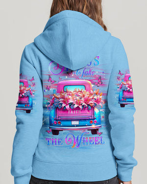 Jesus Take The Wheel Women's All Over Print Shirt - Yhdu1803253