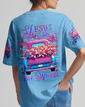 Jesus Take The Wheel Women's All Over Print Shirt - Yhdu1803253