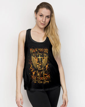 Thank You God Warrior Women's All Over Print Shirt - Yhdu1804252