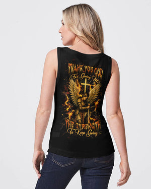 Thank You God Warrior Women's All Over Print Shirt - Yhdu1804252
