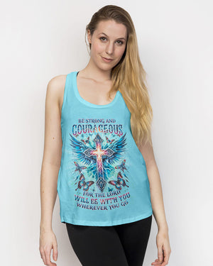 Be Strong And Courageous Women's All Over Print Shirt - Yhdu1812235