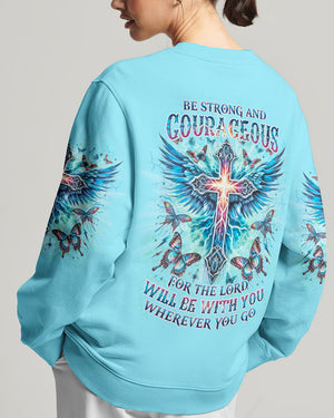 Be Strong And Courageous Women's All Over Print Shirt - Yhdu1812235