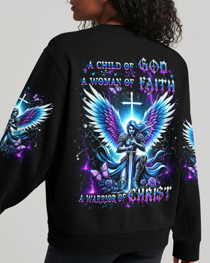 A Child Of God A Woman Of Faith Women's All Over Print Shirt - Yhdu1812242