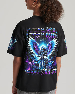 A Child Of God A Woman Of Faith Women's All Over Print Shirt - Yhdu1812242