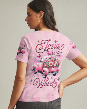 Jesus Take The Wheel Women's All Over Print Shirt - Yhdu1904254