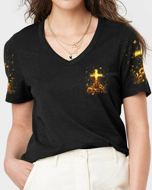 When God Steps In Miracles Happen Women's All Over Print Shirt - Yhdu1909243