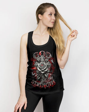 God Is My Strength Women's All Over Print Shirt - Yhdu2103253